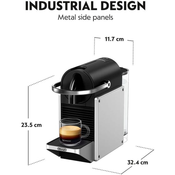Nespresso® Original Pixie EN127.SE Delonghi Ασημί Μηχανή Καφέ image 6