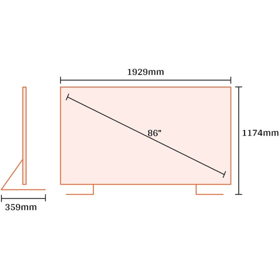 LG QNED 86" 4K Smart Τηλεόραση 86QNED82A6B image 2