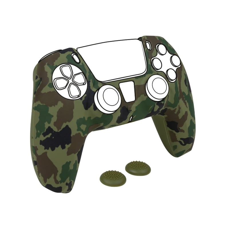 Θήκη Σιλικόνης Nacon Χειριστηρίου PS5 - Green Camo NACON