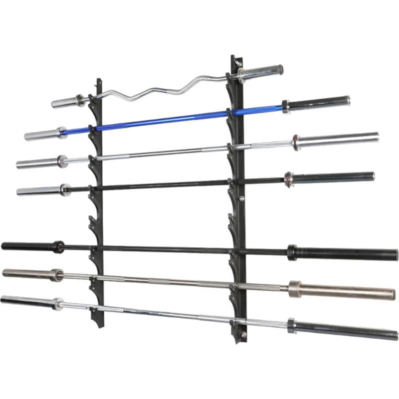 Βάση για 8 Μπάρες Βαρών Viking C-173 Επιτοίχια 81x11x165cm VIKING