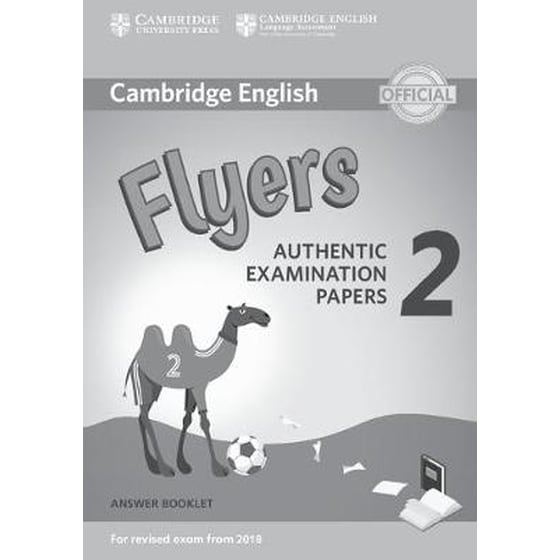 Cambridge English Young Learners 2 for Revised Exam from 2018 Flyers Answer Booklet (Pre-A1) image 0