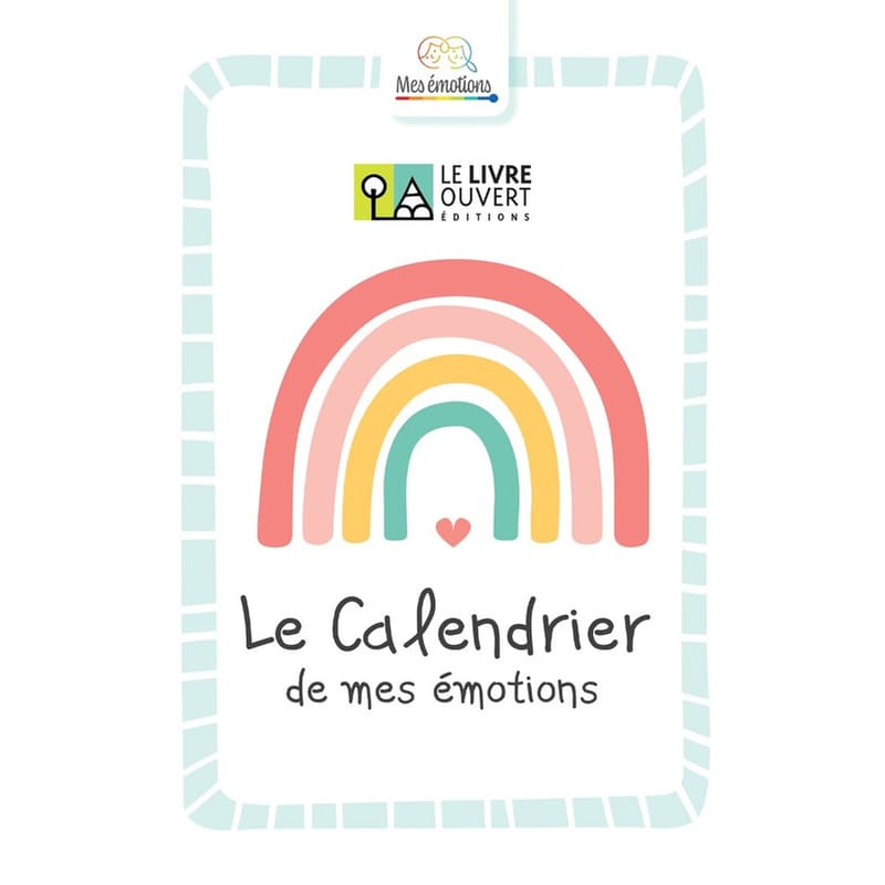 Le calendrier de mes émotions - Livre de lélève