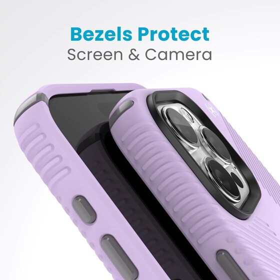 Θήκη Apple iPhone 15 Pro Max - Speck Presidio2 Grip MagSafe - Spring Purple/Cloudy Grey image 3