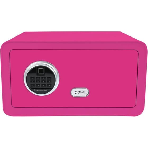 Χρηματοκιβώτιο Olympia GOsafe 2.0 210FP GR 28L με Δακτυλικό Αποτύπωμα 23x43x35 cm - Ροζ image 0