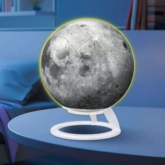 3D Παζλ Ravensburger Glow in the Dark Moon (72 Κομμάτια) image 2