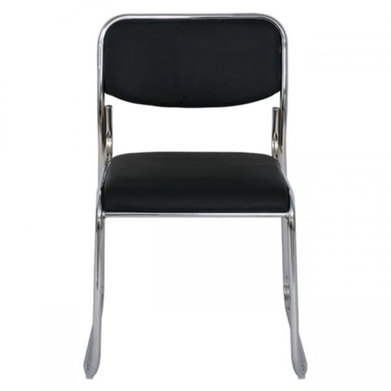 Καρέκλα Επισκέπτη 24Mall C530846 Seda Soft PU - Μαύρη image 2