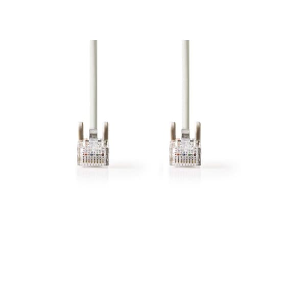 Καλώδιο Nedis U/UTP Cat.5e  0.5m Γκρι image 1