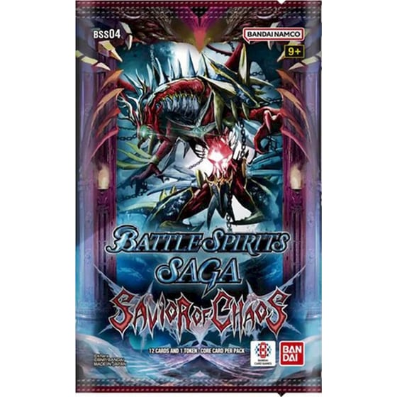 Battle Spirits Saga BSS04 Savior Of Chaos Booster image 0