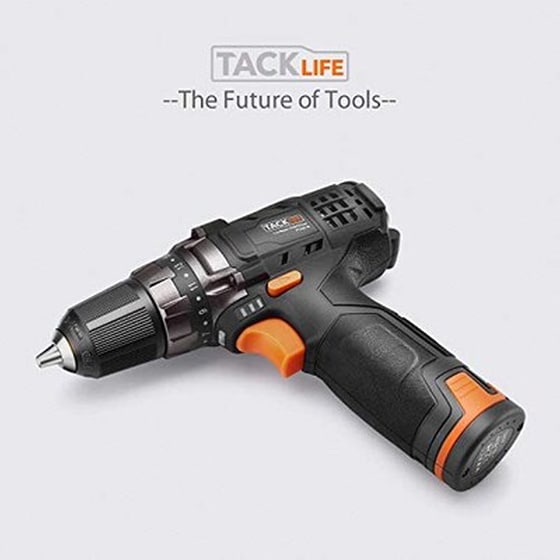Tacklife Pcd01b Ασύρματο Τρυπάνι Με Αξεσουάρ image 4