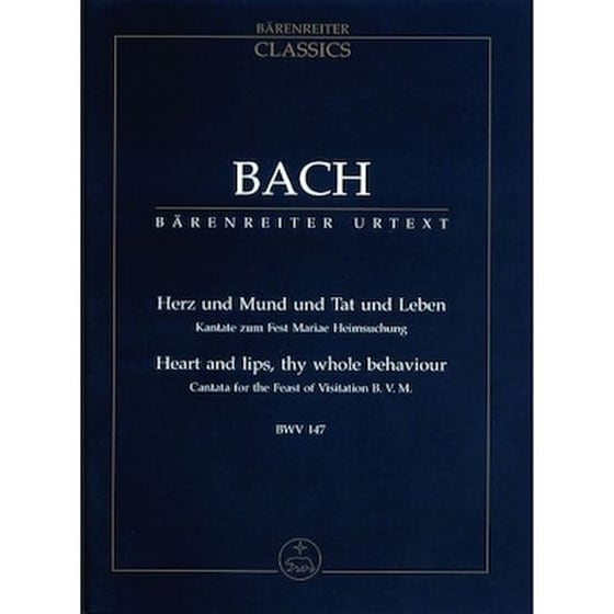 Βιβλίο Για Σύνολα Barenreiter Bach - Heart - Lips, Thy Whole Behaviour [pocket Score] image 0