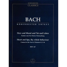 Βιβλίο Για Σύνολα Barenreiter Bach - Heart - Lips, Thy Whole Behaviour [pocket Score]