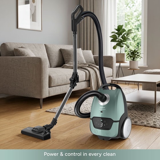 ROHNSON R-1565 με Σακούλα 4 L 900 W Πράσινο Ηλεκτρική Σκούπα image 3