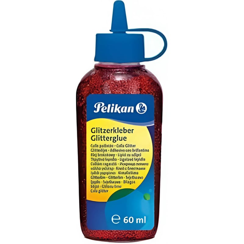 Κόλλα Glitter Pelikan 60ml Κόκκινο (1 Τεμάχιο)