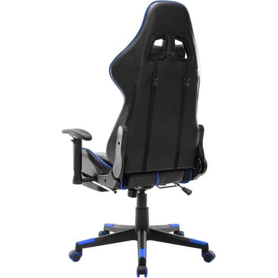 Καρέκλα Gaming VidaXL από Τεχνητό Δέρμα - Μαύρη/Μπλε image 3