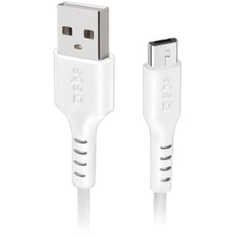 Καλώδιο δεδομένων Sbs Usb to microUSB 1m - White