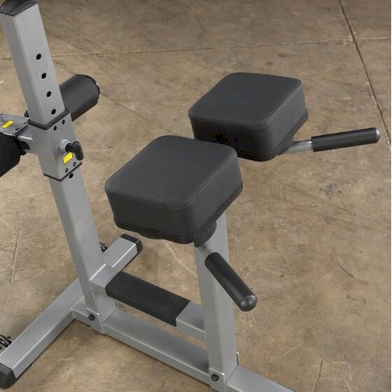 Ραχιαίων Πάγκος Γυμναστικής Body-Solid Back Hyperextension GRCH322 114x66x109cm - Γκρι/ Μαύρο image 2