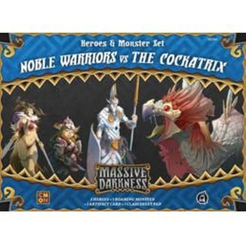 Cool Mini Or Not – Massive Darkness: Noble Warriors Vs The Cockatrix