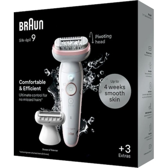 Αποτριχωτική Μηχανή BRAUN Silk-épil 9 9-030 για Υγρή & Στεγνή Χρήση image 2