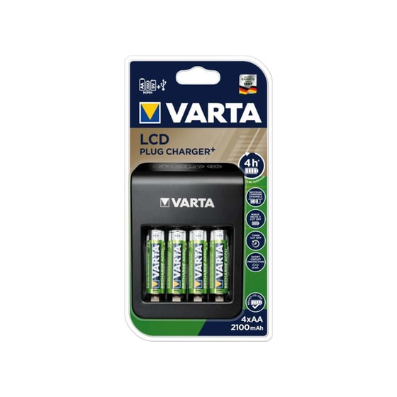 VARTA LCD Plug Charger 4x2100 mAh image 5