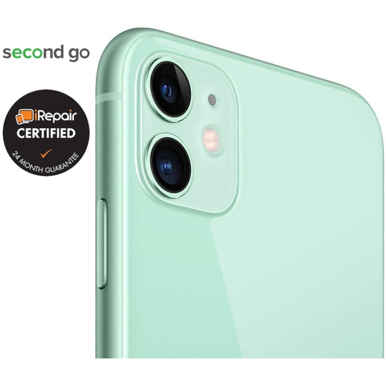 Μεταχειρισμένο Apple iPhone 11 128GB Green second go Certified by iRepair image 4