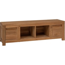 Έπιπλο Τηλεόρασης VidaXL 110 x 30 x 35 cm - Φυσικό Μασίφ Ξύλο Τικ