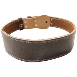 Ζώνη Άρσης Βαρών Amila 94903 Large A Quality Δερμάτινη με Μαξιλαράκι - Καφέ