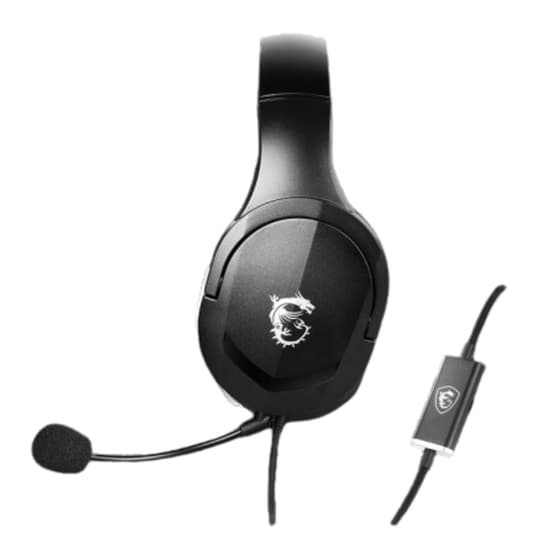 Ακουστικά Headset A4tech Msi Immerse GH20 με Μικρόφωνο Ακουστικά Κεφαλής Μαύρο image 1