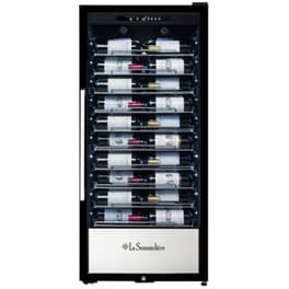 LA SOMMELIERE PRO110N για 107 Μπουκάλια Μαύρο Συντηρητής Κρασιών