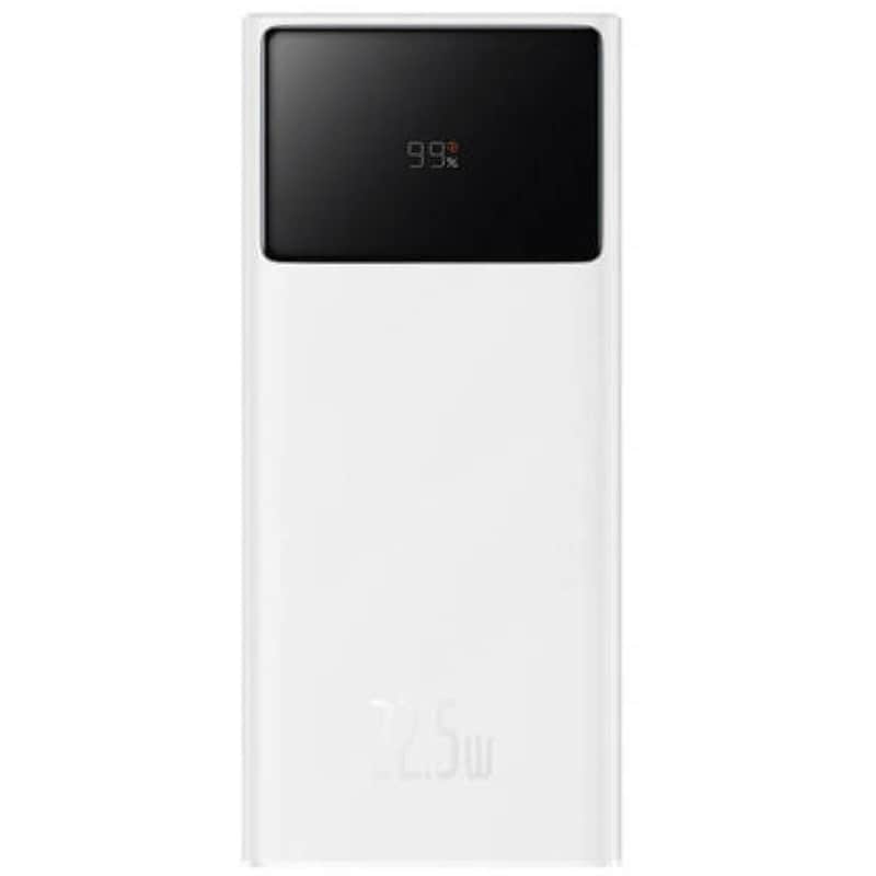 BASEUS Powerbank Baseus Star-Lord 20.000mAh 2x USB-A και USB-C 22.5W - Λευκό