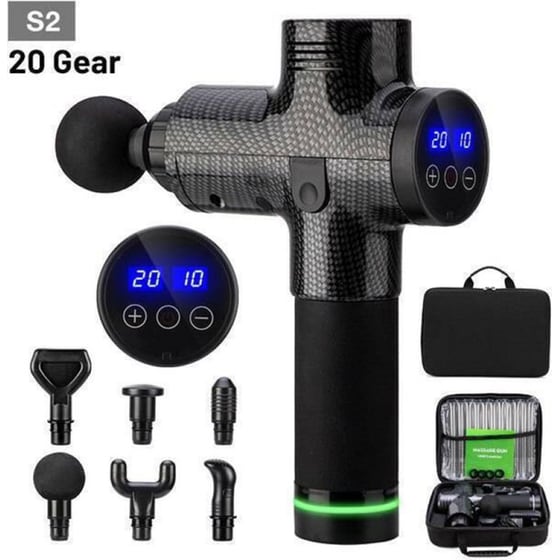 Πιστόλι Μασάζ MDHL M-7006  για το Σώμα - Γκρι image 2