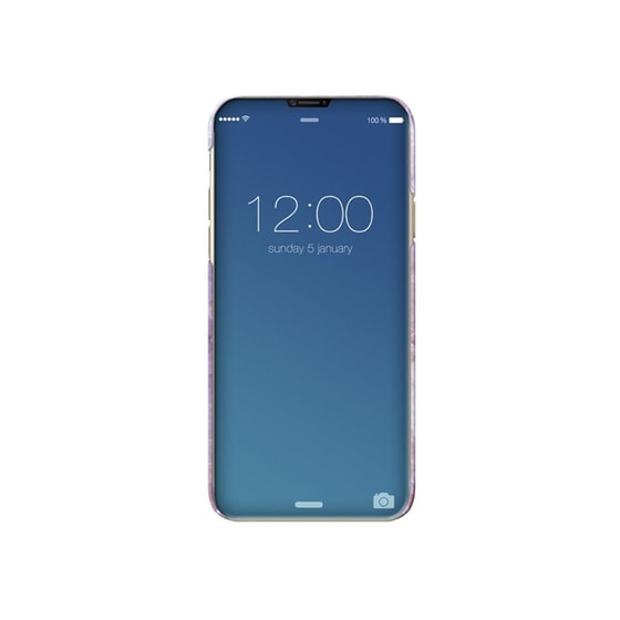 Θήκη iPhone X/XS - iDeal of Sweden Back Cover -  Marble Ροζ image 1