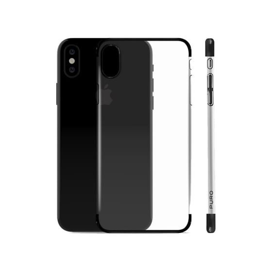 Θήκη iPhone X - Puro Cover Verge Crystal - Μαύρο image 0