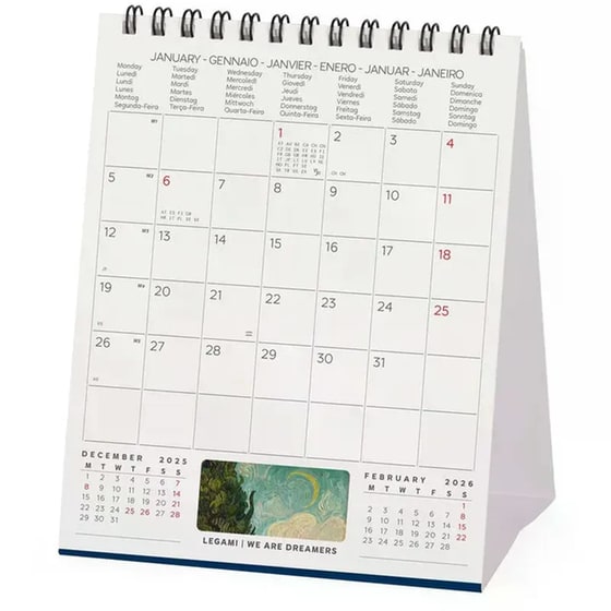 Ημερολόγιο Γραφείου Legami 2026 Van Gogh image 1