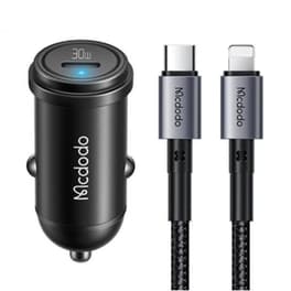 Φορτιστής Αυτοκινήτου Mcdodo CC-7492 Με Καλώδιο USB-C σε Lightning 30W - Black