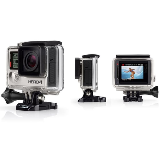 Action Camera GoPro Hero4 Moto Silver Edition image 1