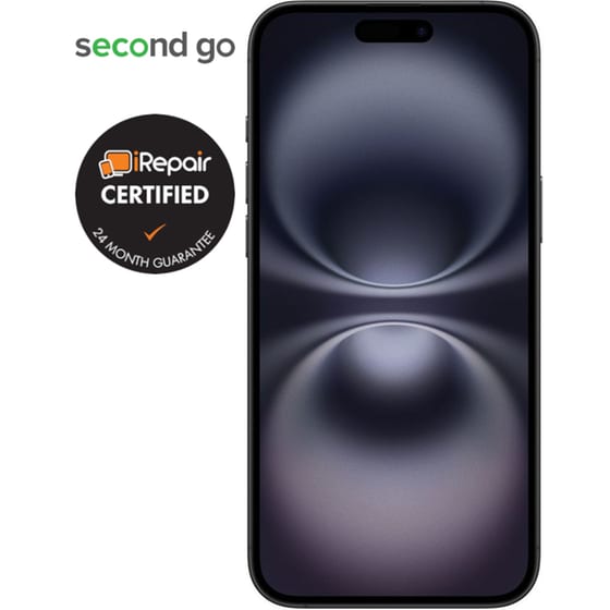 Μεταχειρισμένο Apple iPhone 16 Plus 128GB Black second go Certified By iRepair image 2