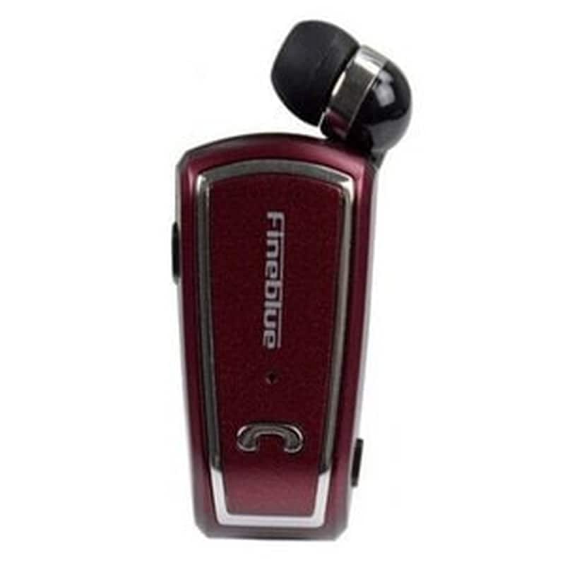 FINEBLUE Ακουστικά Bluetooth Fineblue F V3 - Μπορντό + Δωρο pen
