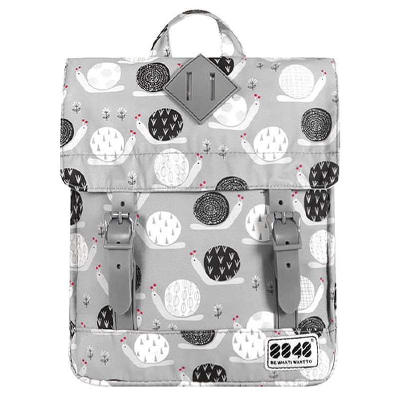 8848 8848 Backpack For Children With Snails Print Grey