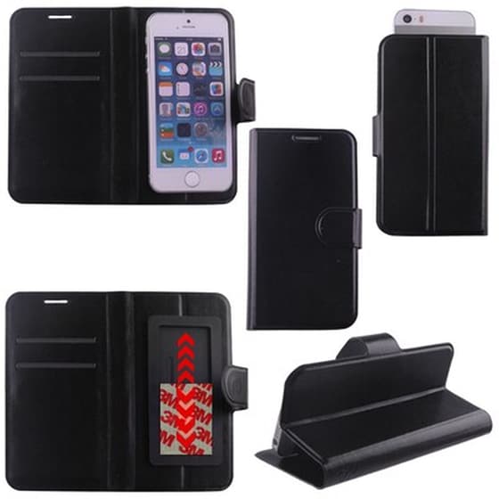 UNIV 4.5-5.1 LTHR BK STD 3M SLIDE BLACK image 0