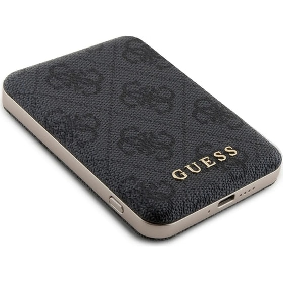 Powerbank Guess 4G Magnetic Compatible MagSafe 5000mAh - Μαύρο image 3
