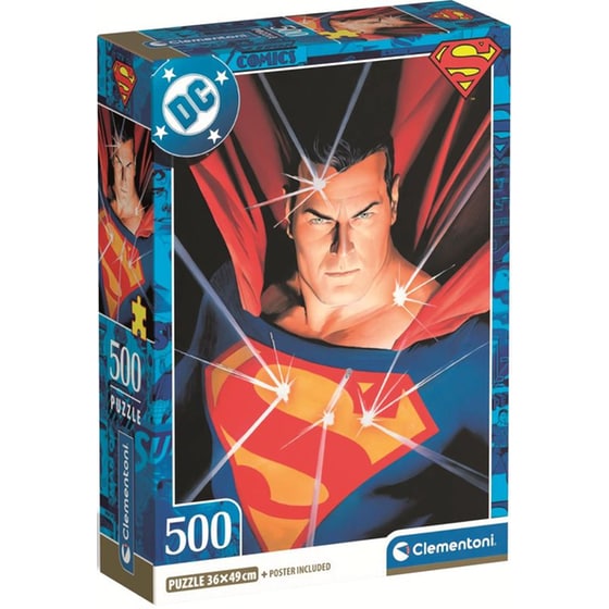 Παζλ Clementoni Superman (500 Κομμάτια) image 0