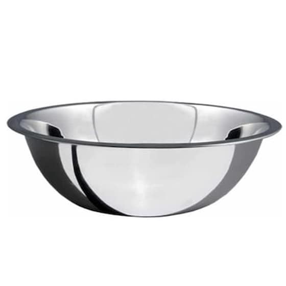 Μπωλ  Vesta Από Ανοξείδωτο Ατσάλι  Inox 3 lt  30x7.5 cm - Ασημί image 0