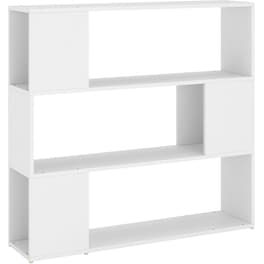 Βιβλιοθήκη VidaXL από Μοριοσανίδα 100x24x94 cm - Λευκό