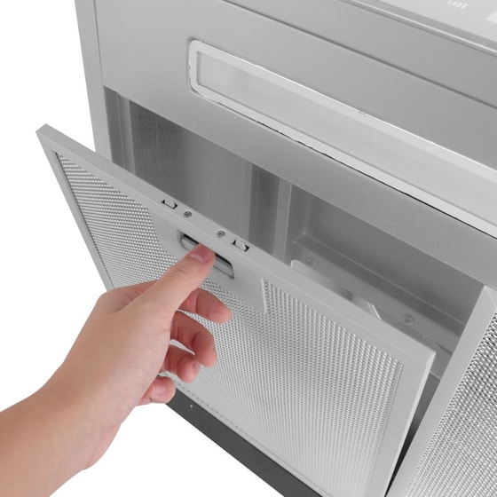 LEXICAL LRH-9560-8 90 cm Inox Καμινάδα - Τζάκι Απορροφητήρας image 5