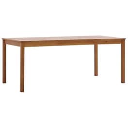 Τραπεζαρία Vidaxl από Ξύλο Πεύκου 180x90x73 cm - Καφέ Μελί