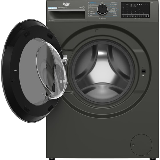 BEKO B3WFU48415MB2 ES 8 kg 1.400 Στροφές Ανθρακί Πλυντήριο Ρούχων image 3