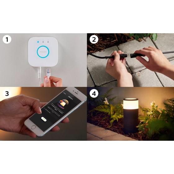 Έξυπνη εξωτερική βάση φωτός Philips Hue Calla 8W image 5