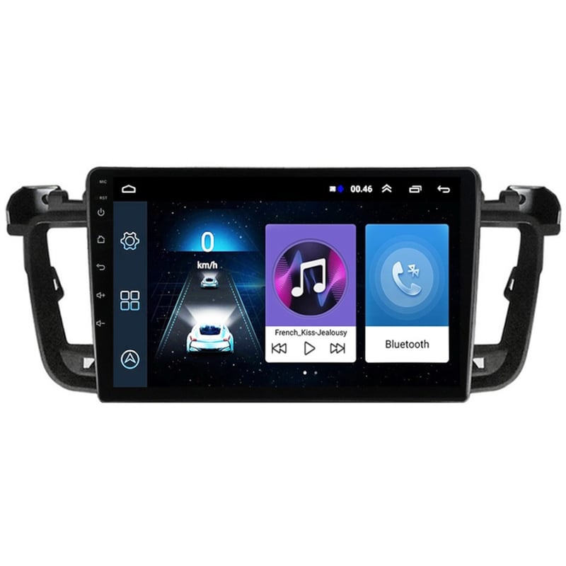 Ηχοσύστημα με Οθόνη Αφής 9 Android GPS Wi-Fi Bluetooth 2GB/ 16GB για Peugeot 508 (2010-2015) - Μαύρο