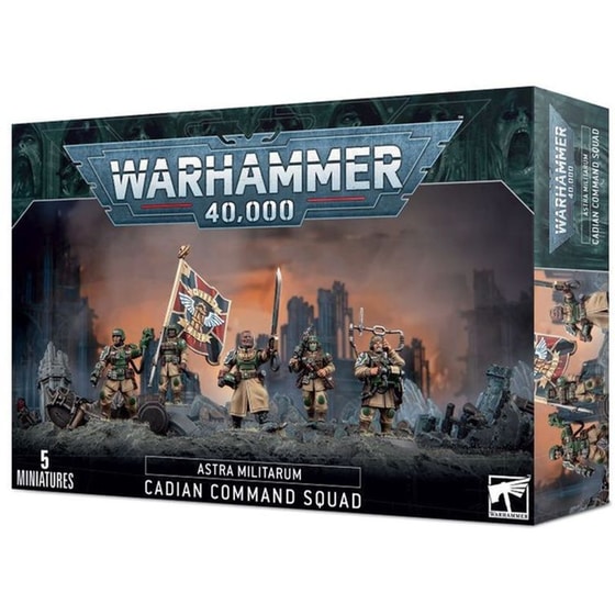 Astra Militarum: Cadian Command Squad Warhammer 40k GAMES WORKSHOP image 0