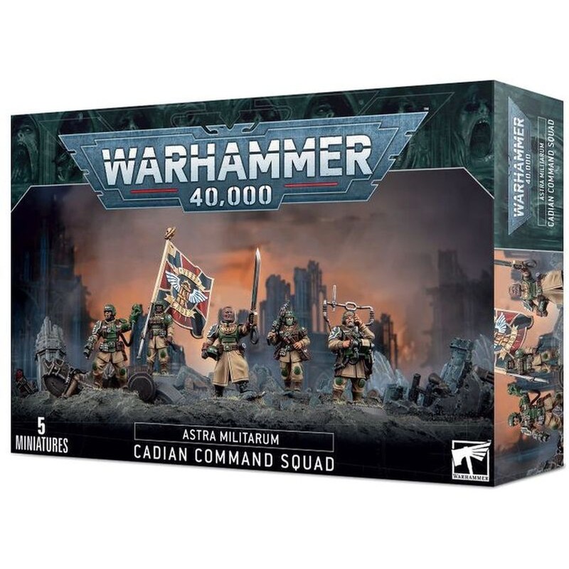 Astra Militarum: Cadian Command Squad Warhammer 40k GAMES WORKSHOP
